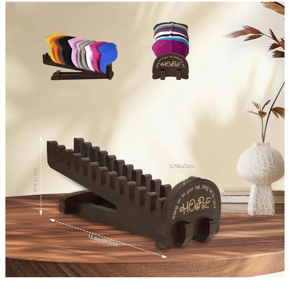 Wooden Hat Rack Organizer